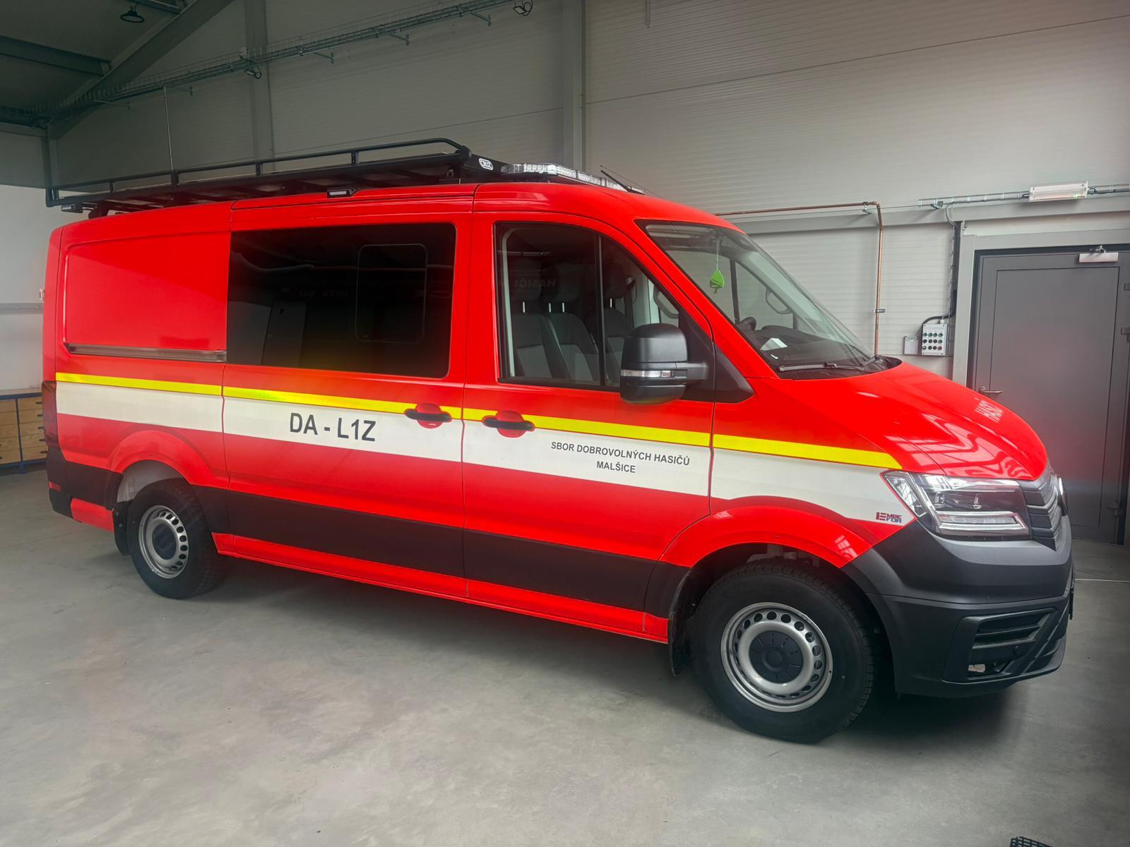 Pořízení nového dopravního automobilu Malšice